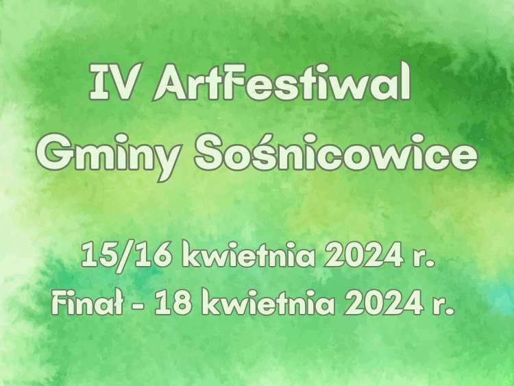 IV ArtFestiwal Gminy Sośnicowice